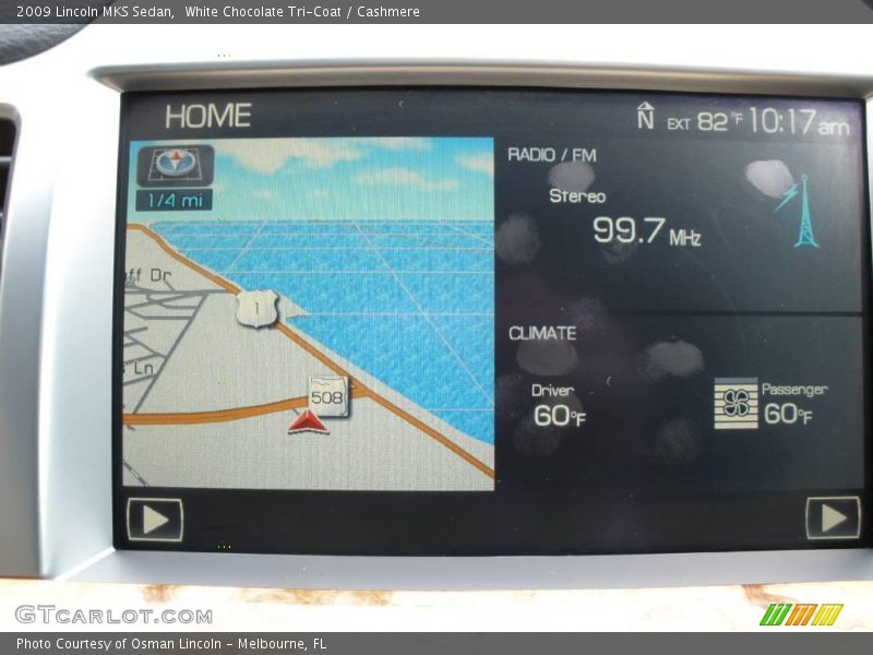 White Chocolate Tri-Coat / Cashmere 2009 Lincoln MKS Sedan
