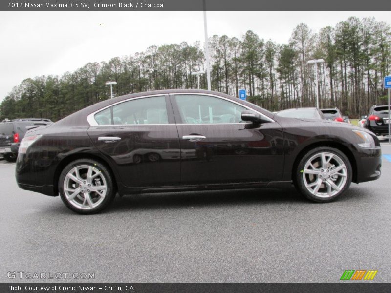 Crimson Black / Charcoal 2012 Nissan Maxima 3.5 SV