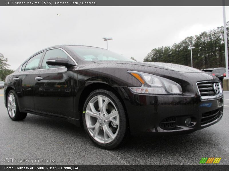 Crimson Black / Charcoal 2012 Nissan Maxima 3.5 SV