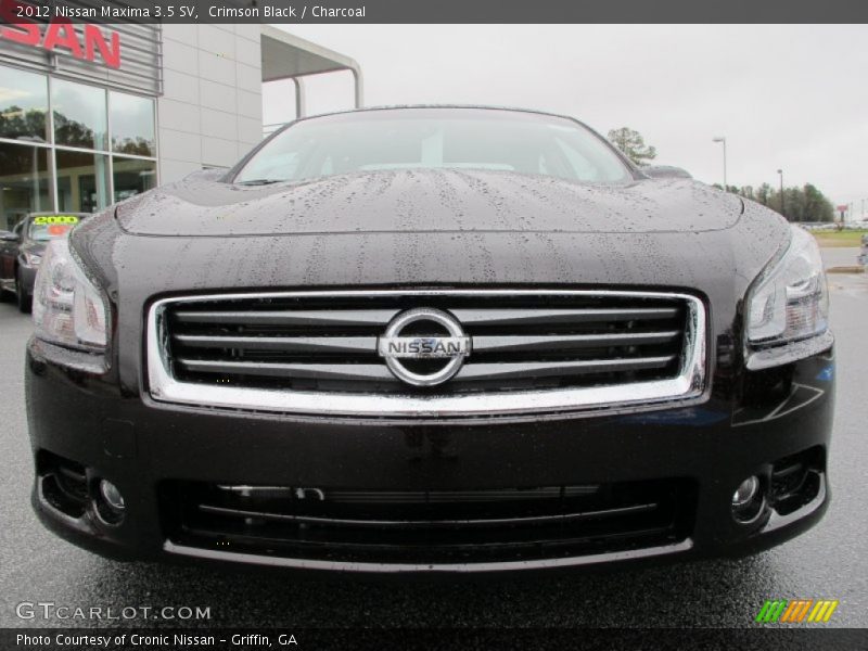 Crimson Black / Charcoal 2012 Nissan Maxima 3.5 SV