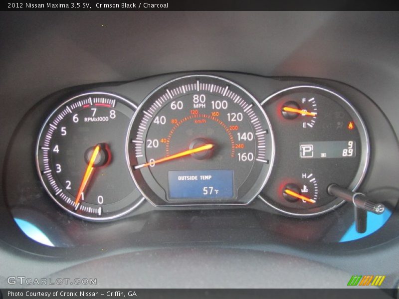 Crimson Black / Charcoal 2012 Nissan Maxima 3.5 SV