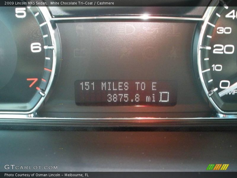 White Chocolate Tri-Coat / Cashmere 2009 Lincoln MKS Sedan