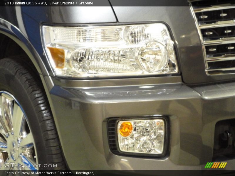 Silver Graphite / Graphite 2010 Infiniti QX 56 4WD