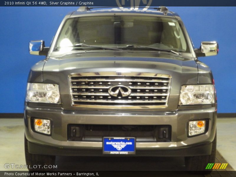 Silver Graphite / Graphite 2010 Infiniti QX 56 4WD