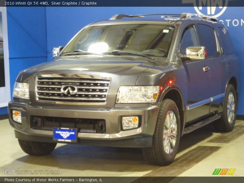 Silver Graphite / Graphite 2010 Infiniti QX 56 4WD