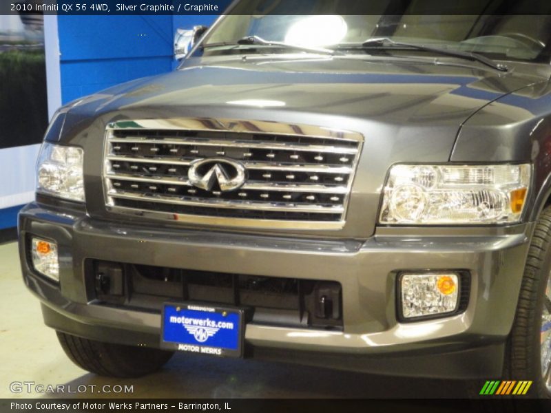 Silver Graphite / Graphite 2010 Infiniti QX 56 4WD
