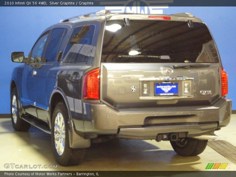 Silver Graphite / Graphite 2010 Infiniti QX 56 4WD