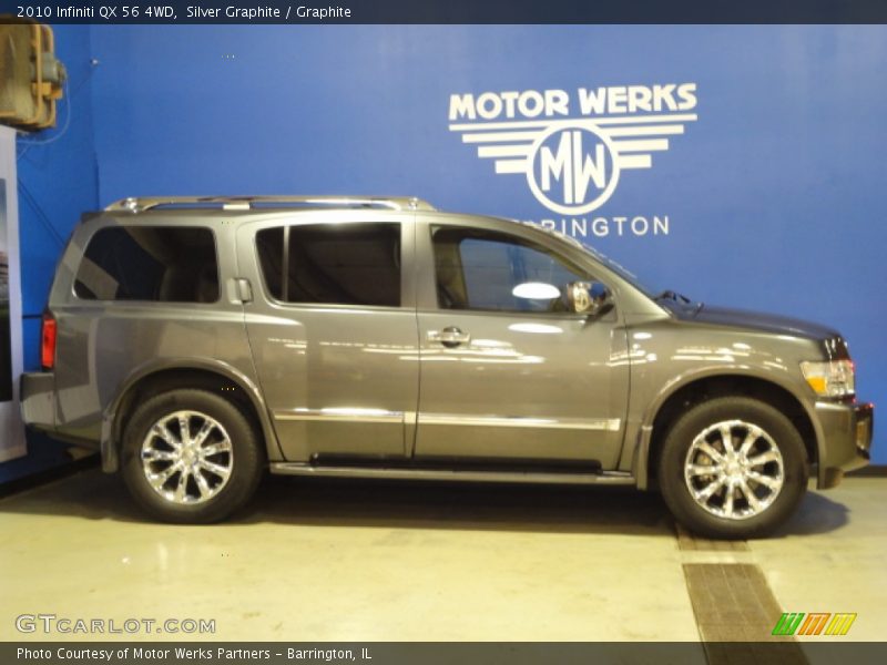 Silver Graphite / Graphite 2010 Infiniti QX 56 4WD