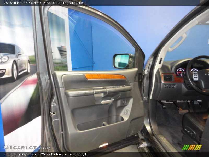 Silver Graphite / Graphite 2010 Infiniti QX 56 4WD