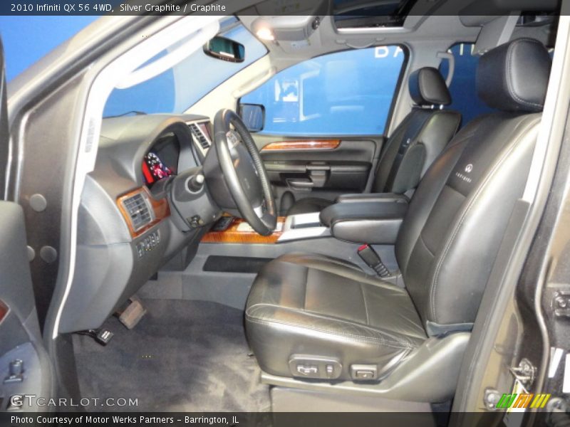 Silver Graphite / Graphite 2010 Infiniti QX 56 4WD