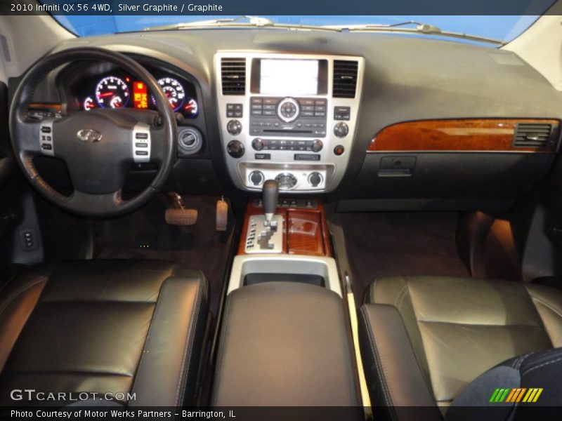 Silver Graphite / Graphite 2010 Infiniti QX 56 4WD