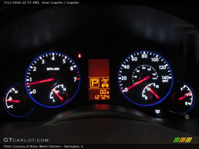 Silver Graphite / Graphite 2010 Infiniti QX 56 4WD