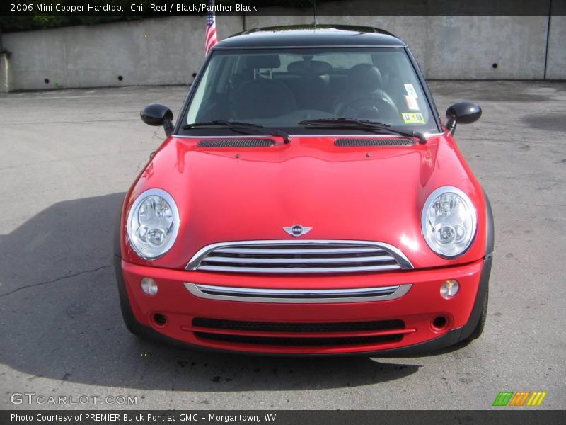 Chili Red / Black/Panther Black 2006 Mini Cooper Hardtop