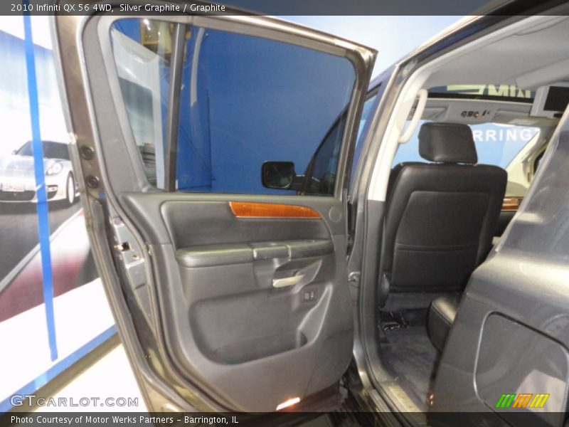 Silver Graphite / Graphite 2010 Infiniti QX 56 4WD