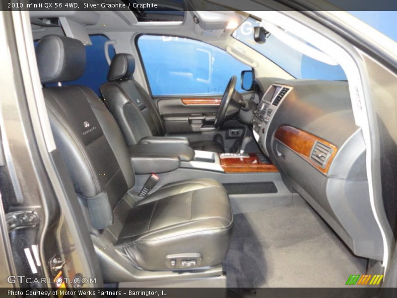 Silver Graphite / Graphite 2010 Infiniti QX 56 4WD