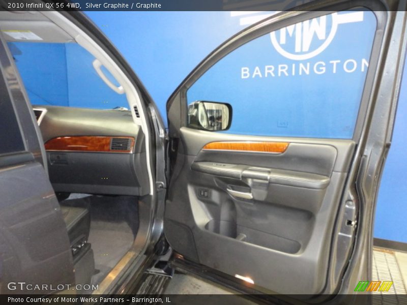 Silver Graphite / Graphite 2010 Infiniti QX 56 4WD