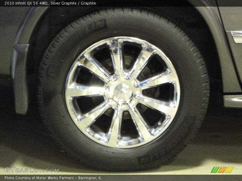 Silver Graphite / Graphite 2010 Infiniti QX 56 4WD