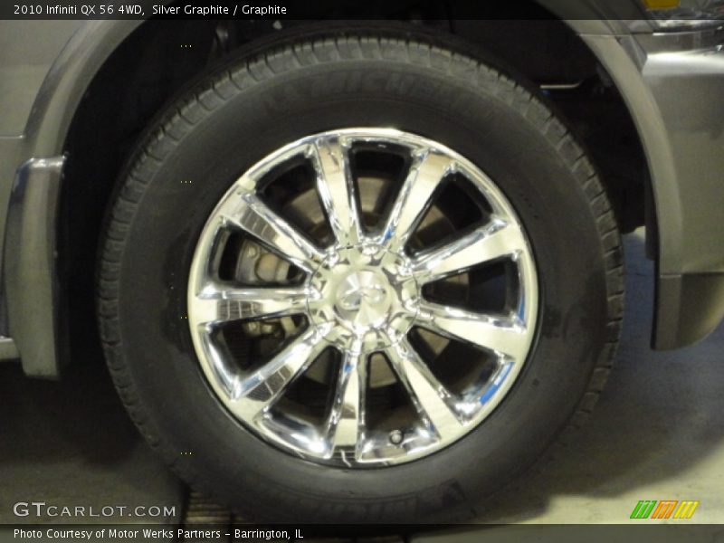 Silver Graphite / Graphite 2010 Infiniti QX 56 4WD
