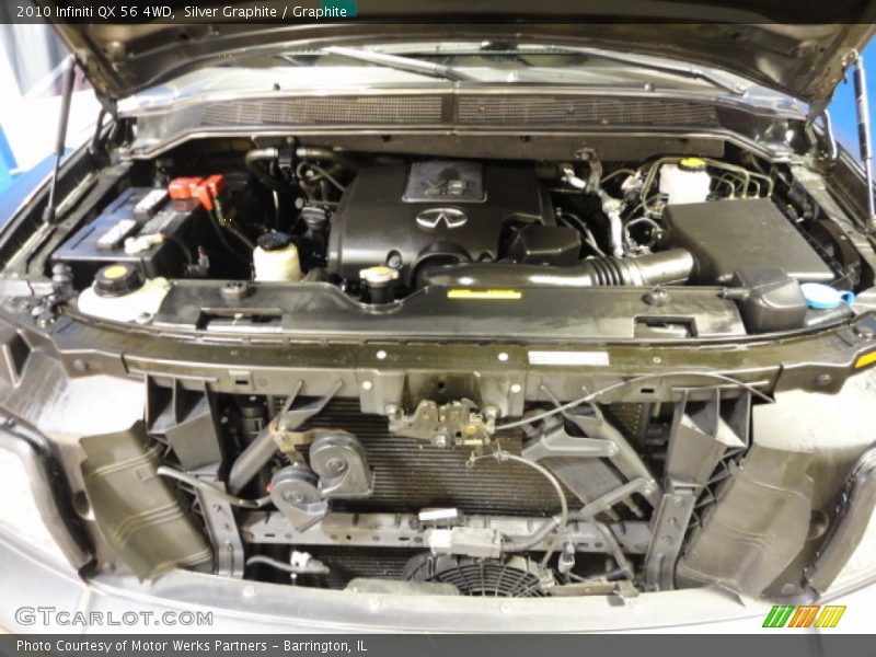 Silver Graphite / Graphite 2010 Infiniti QX 56 4WD