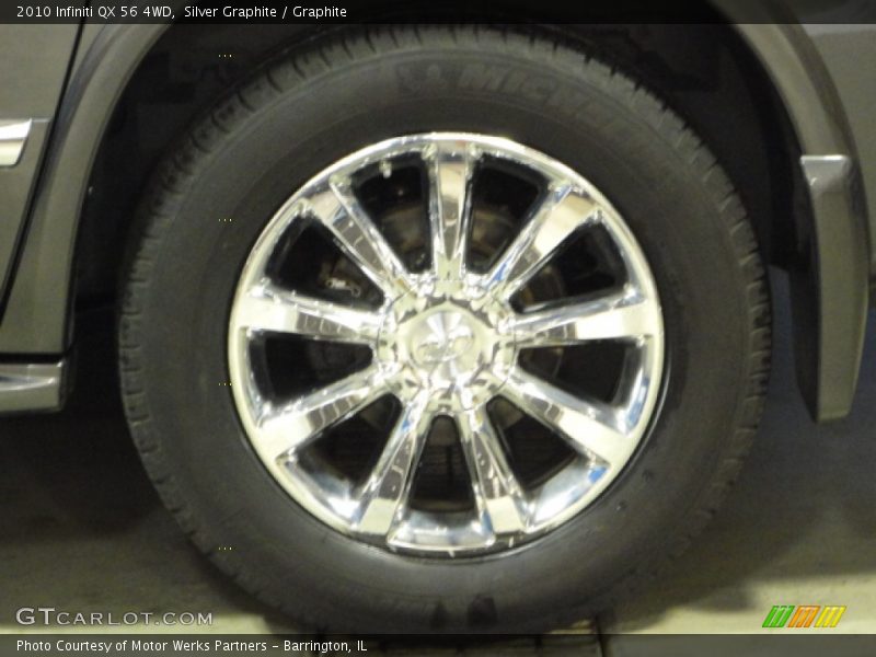 Silver Graphite / Graphite 2010 Infiniti QX 56 4WD