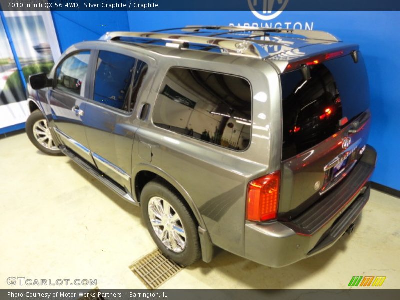 Silver Graphite / Graphite 2010 Infiniti QX 56 4WD