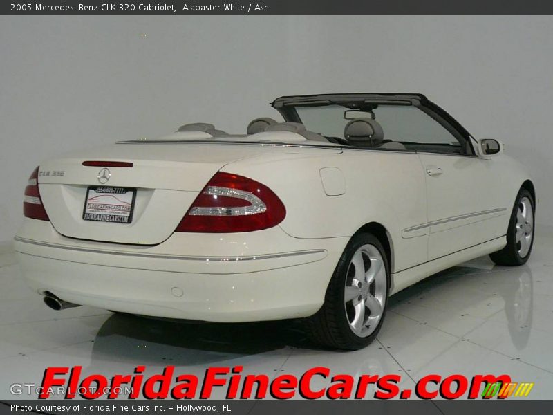 Alabaster White / Ash 2005 Mercedes-Benz CLK 320 Cabriolet