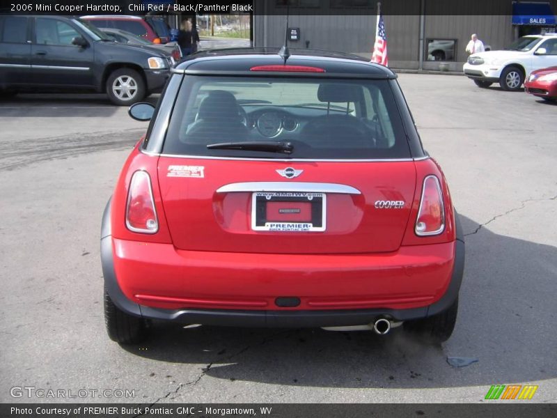 Chili Red / Black/Panther Black 2006 Mini Cooper Hardtop