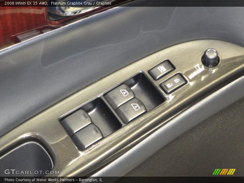 Platinum Graphite Gray / Graphite 2008 Infiniti EX 35 AWD