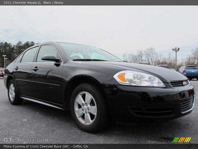 Black / Ebony 2011 Chevrolet Impala LS