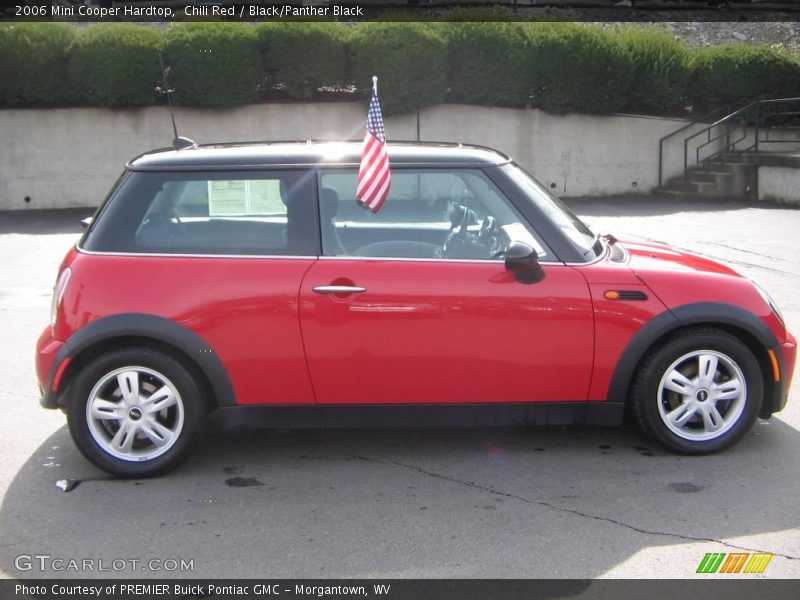 Chili Red / Black/Panther Black 2006 Mini Cooper Hardtop