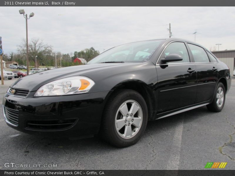 Black / Ebony 2011 Chevrolet Impala LS