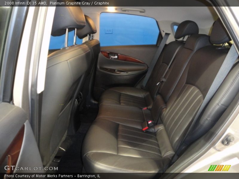 Platinum Graphite Gray / Graphite 2008 Infiniti EX 35 AWD