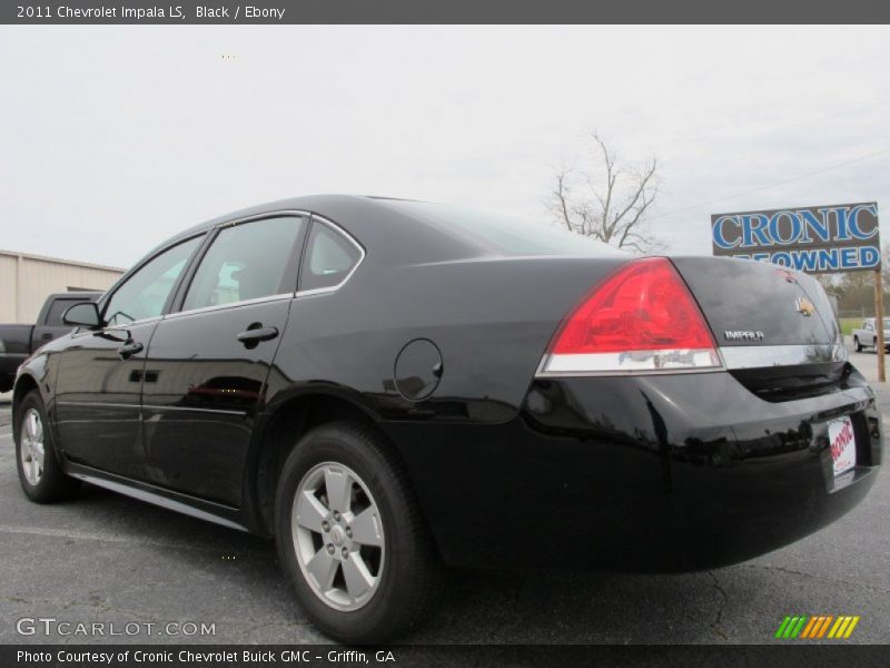 Black / Ebony 2011 Chevrolet Impala LS