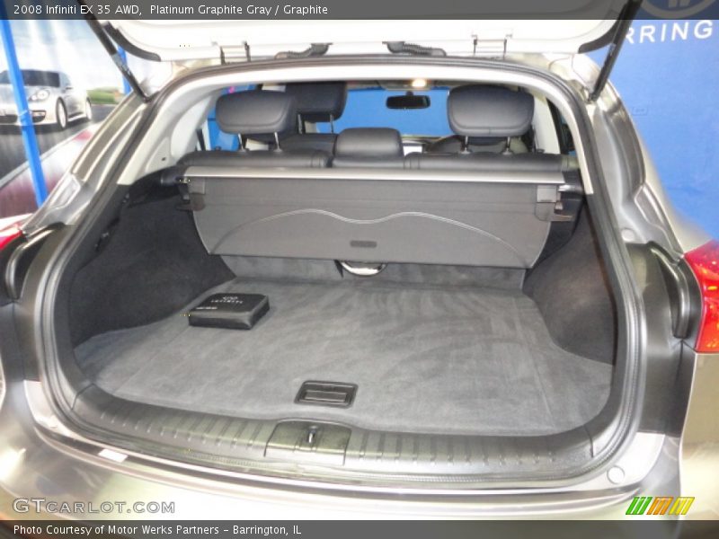 Platinum Graphite Gray / Graphite 2008 Infiniti EX 35 AWD