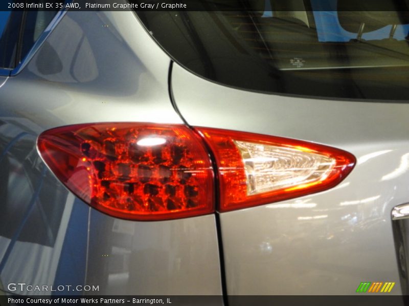 Platinum Graphite Gray / Graphite 2008 Infiniti EX 35 AWD