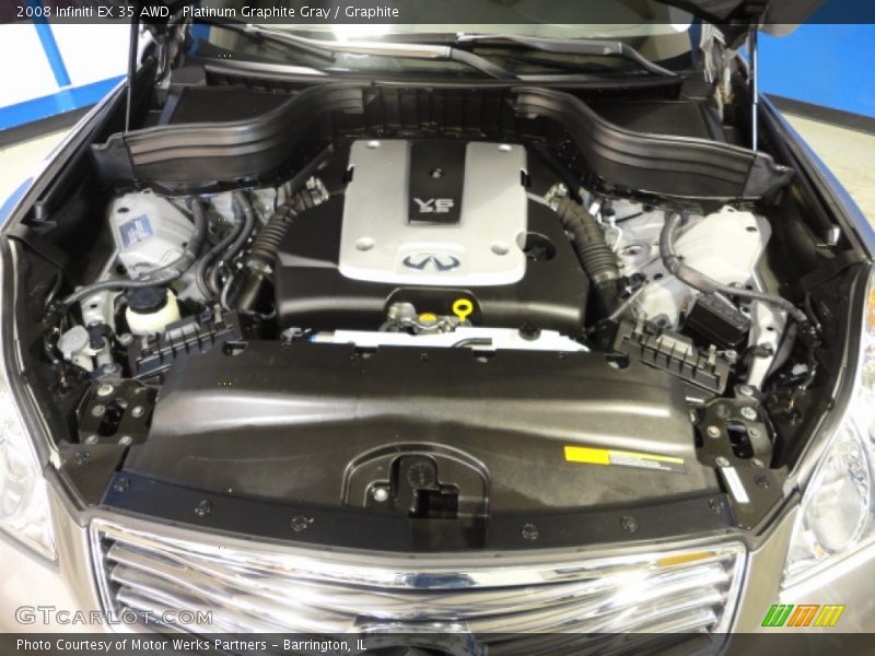 Platinum Graphite Gray / Graphite 2008 Infiniti EX 35 AWD