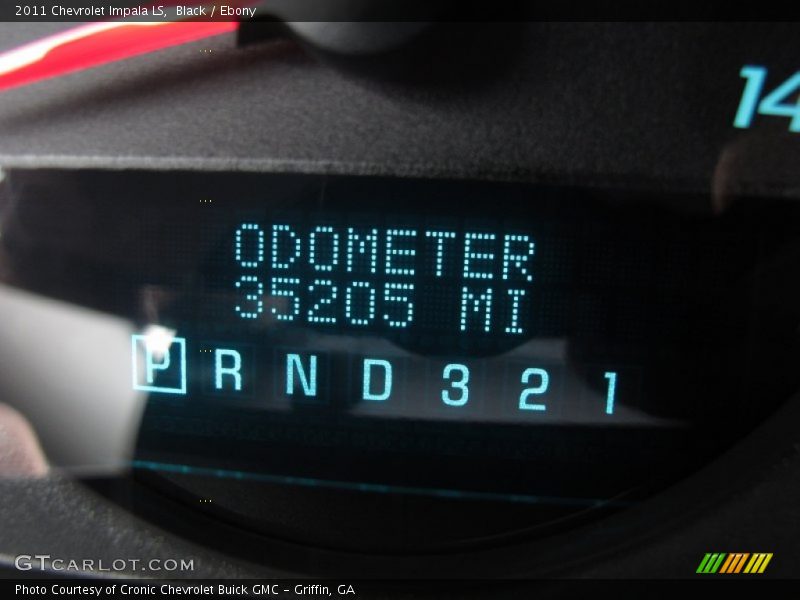 Black / Ebony 2011 Chevrolet Impala LS