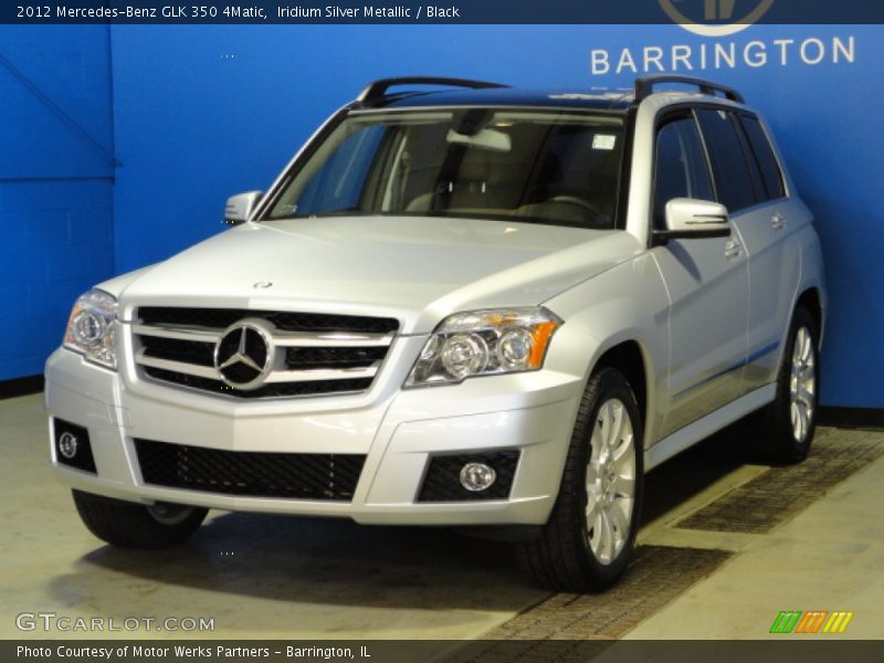 Iridium Silver Metallic / Black 2012 Mercedes-Benz GLK 350 4Matic