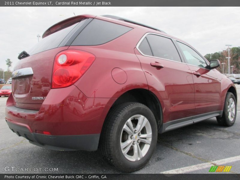 Cardinal Red Metallic / Jet Black 2011 Chevrolet Equinox LT