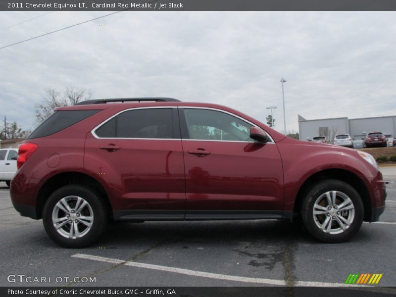 Cardinal Red Metallic / Jet Black 2011 Chevrolet Equinox LT