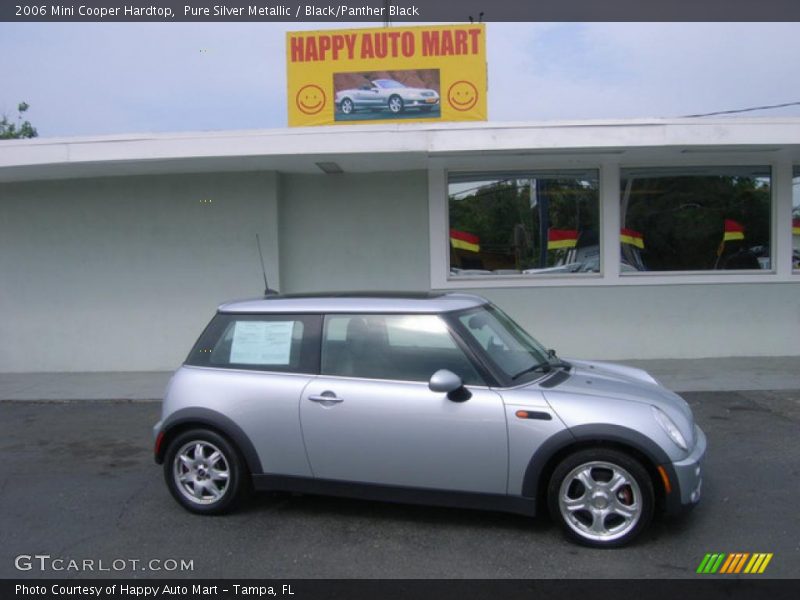 Pure Silver Metallic / Black/Panther Black 2006 Mini Cooper Hardtop
