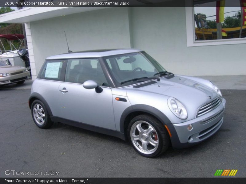 Pure Silver Metallic / Black/Panther Black 2006 Mini Cooper Hardtop