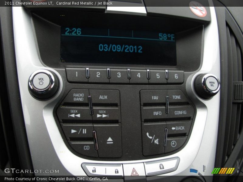 Cardinal Red Metallic / Jet Black 2011 Chevrolet Equinox LT
