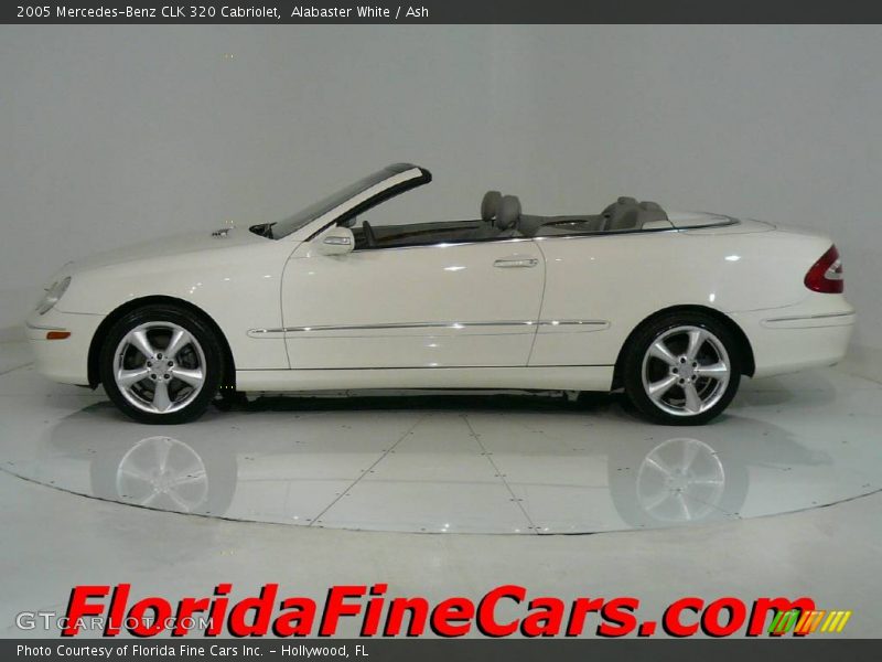 Alabaster White / Ash 2005 Mercedes-Benz CLK 320 Cabriolet