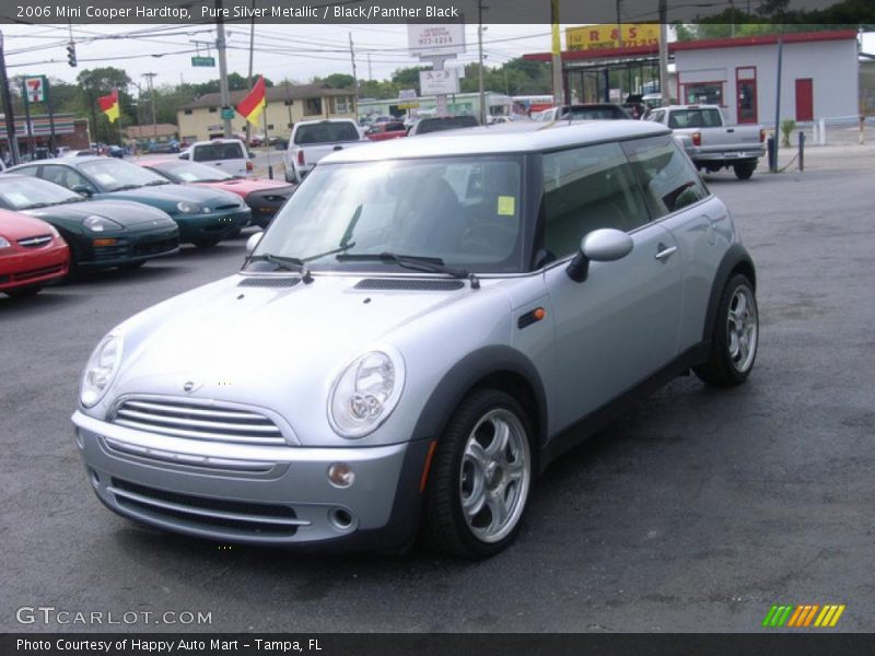 Pure Silver Metallic / Black/Panther Black 2006 Mini Cooper Hardtop