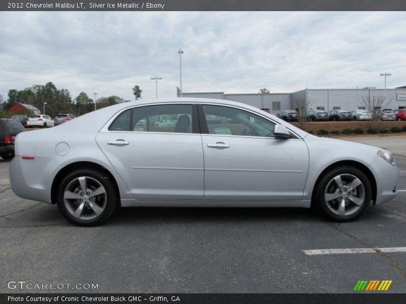 Silver Ice Metallic / Ebony 2012 Chevrolet Malibu LT