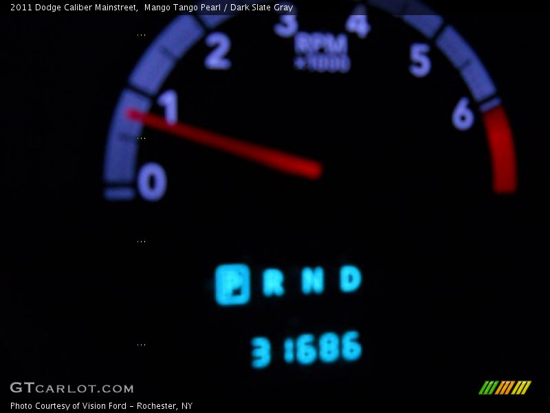 Mango Tango Pearl / Dark Slate Gray 2011 Dodge Caliber Mainstreet