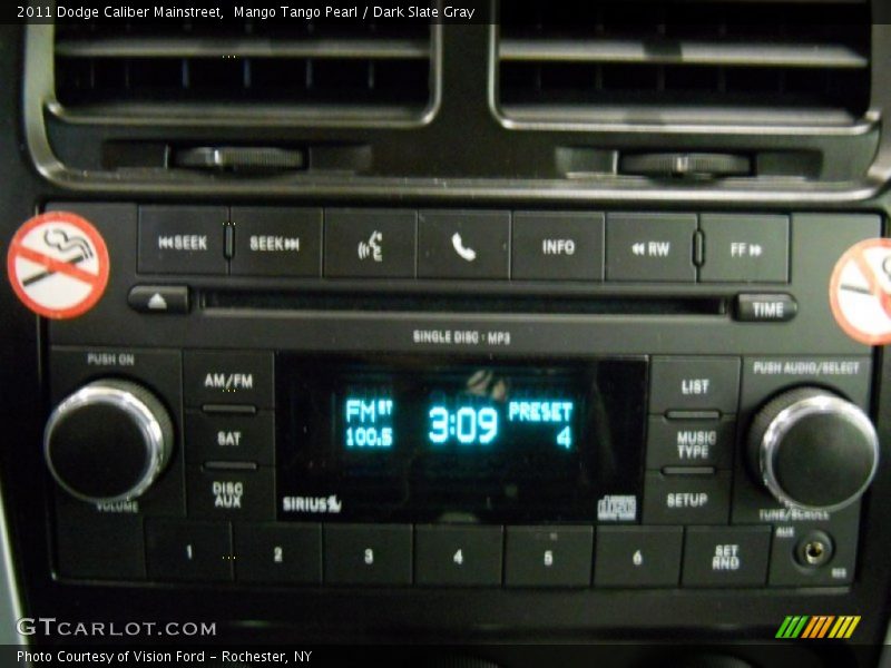 Mango Tango Pearl / Dark Slate Gray 2011 Dodge Caliber Mainstreet