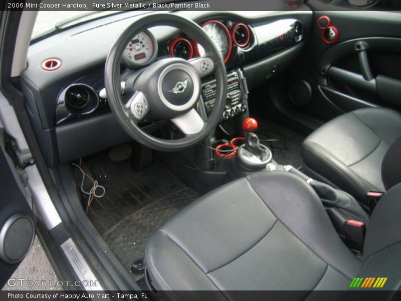 Pure Silver Metallic / Black/Panther Black 2006 Mini Cooper Hardtop