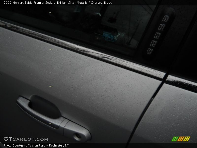 Brilliant Silver Metallic / Charcoal Black 2009 Mercury Sable Premier Sedan